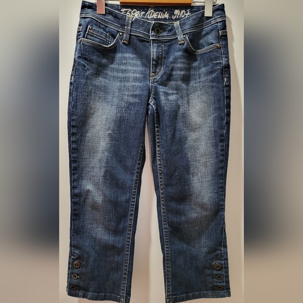 Esprit Blue Denim Capri Jeans